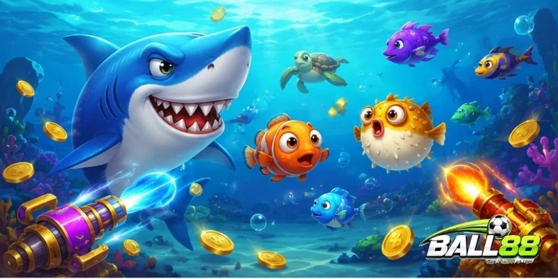App bắn cá đổi thưởng Ball88 đồ họa đẹp, thưởng cao 